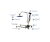 Picture of Invacare Reliant 450 Battery-Powered Patient Lift with Low Base