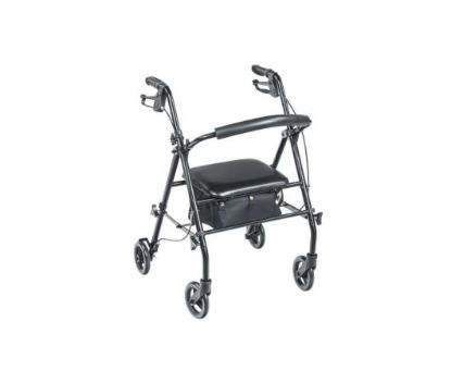 Picture of Drive Steel Travel Rollator in Black