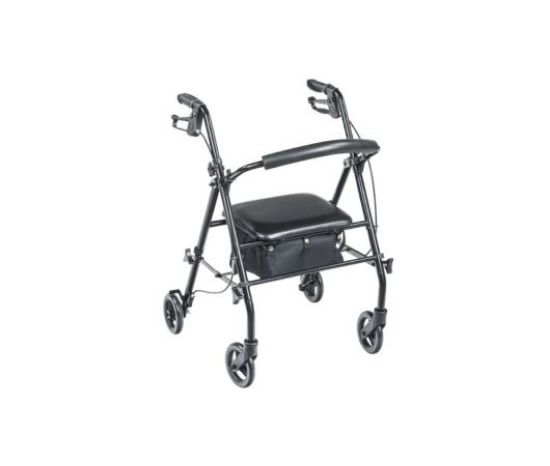 Picture of Drive Steel Travel Rollator in Black