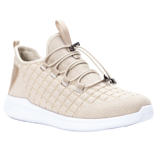 Picture of Propet Womens TravelBound WAA132M Cream Metallic Width M