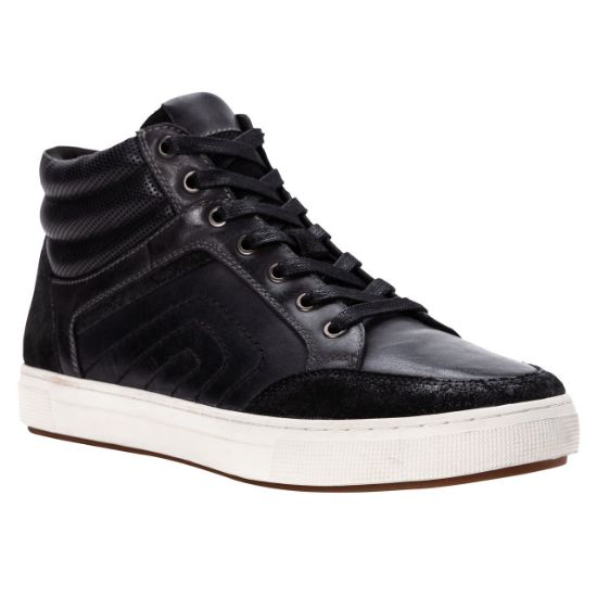 Picture of Kenton Men’s Zip-Up Hi-Top – MCA005L Black